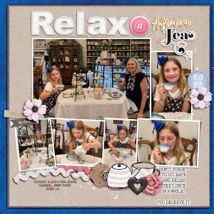 relax at afternoon tea