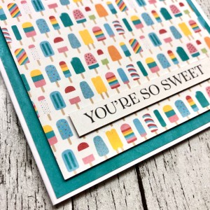 Ice cream card 2 - close up