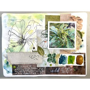 Hibiscus Art Journal