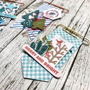 Christmas flags - Close up 2