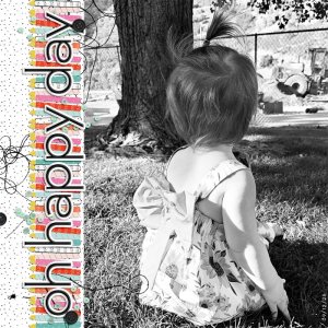 MOC13 - 03 Side or Vertical Title - Oh Happy Day