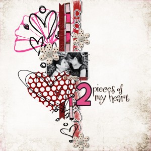 2 pieces of my heart