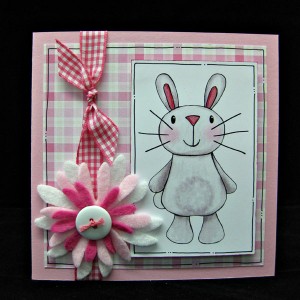 Little Pink Bunny Card