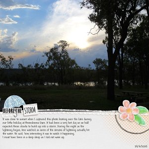 January 16 - Large Photo - Before the Storm