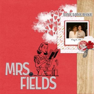 MOC 13 - Day 15 - Simple Template - Mrs Fields