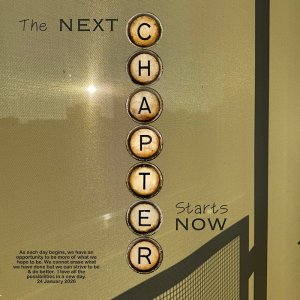 The Next Chapter Starts Now