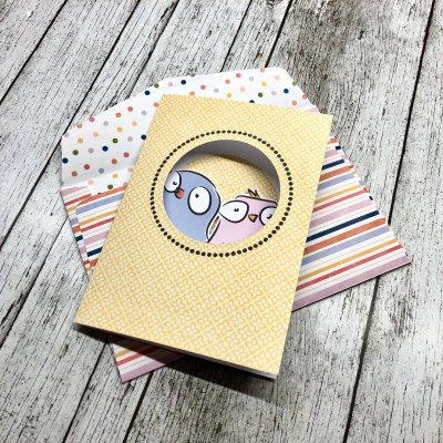Card and envelope - Peekaboo