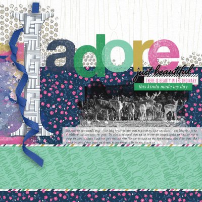I Adore - Scraplift Challenge