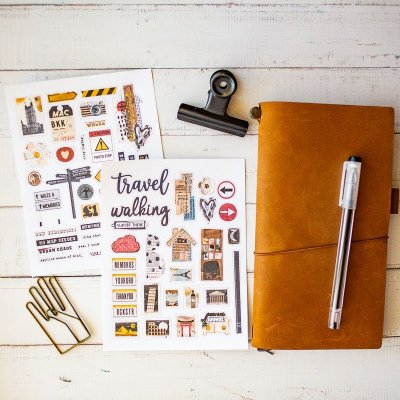 Travel Journal Stickers