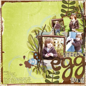 stick 'n egg hunt