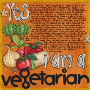 Yes, I am a Vegetarian
