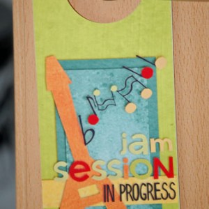 Jam Session Door Hanger