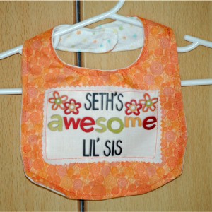 Awesome Lil' Sis Bib