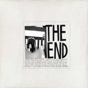 the end