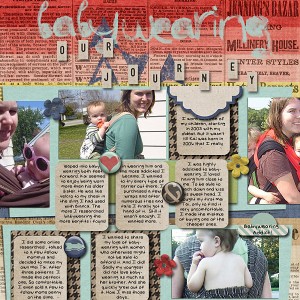 Babywearing, Our Journey