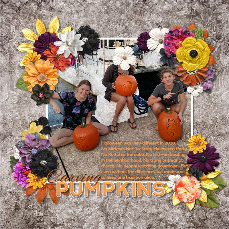 1-4-21 Flower Power - Carving Pumpkins