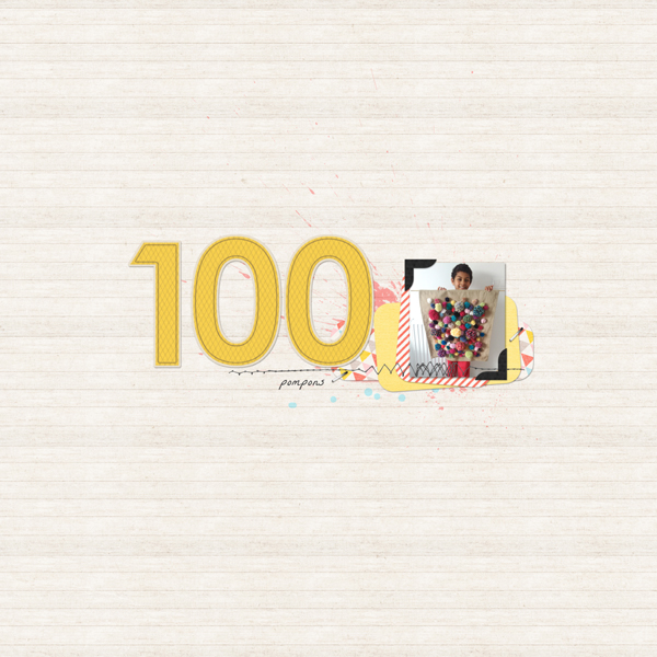 100 pompons
