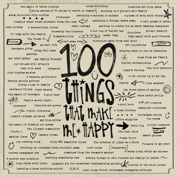 100 Things that Make Me Happy