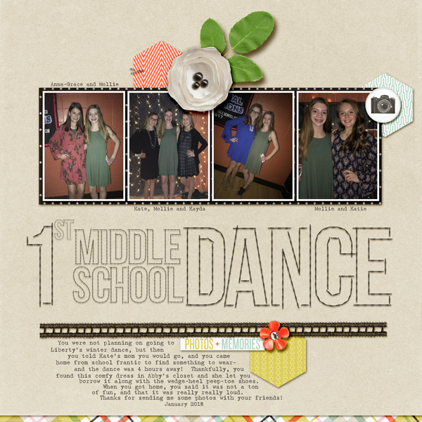 1st middle school Dance
