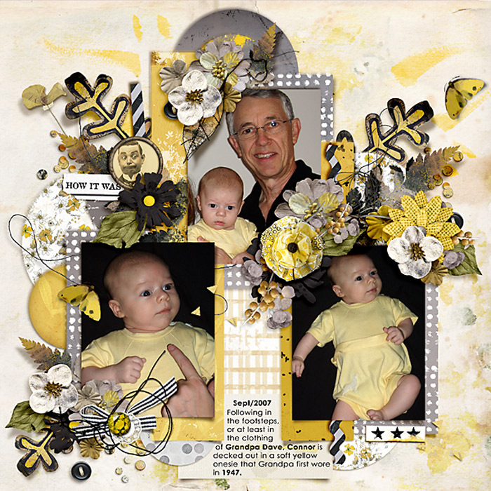 2007-Grandpa's Yellow-onesie-Connor-Dave
