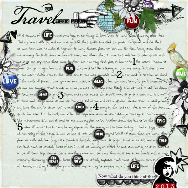 2013: Travel Wish List