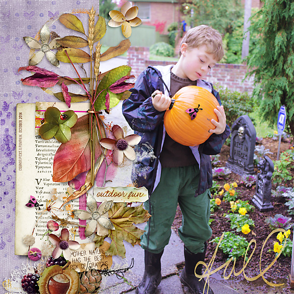 2014 Connor Explores Pumpkin