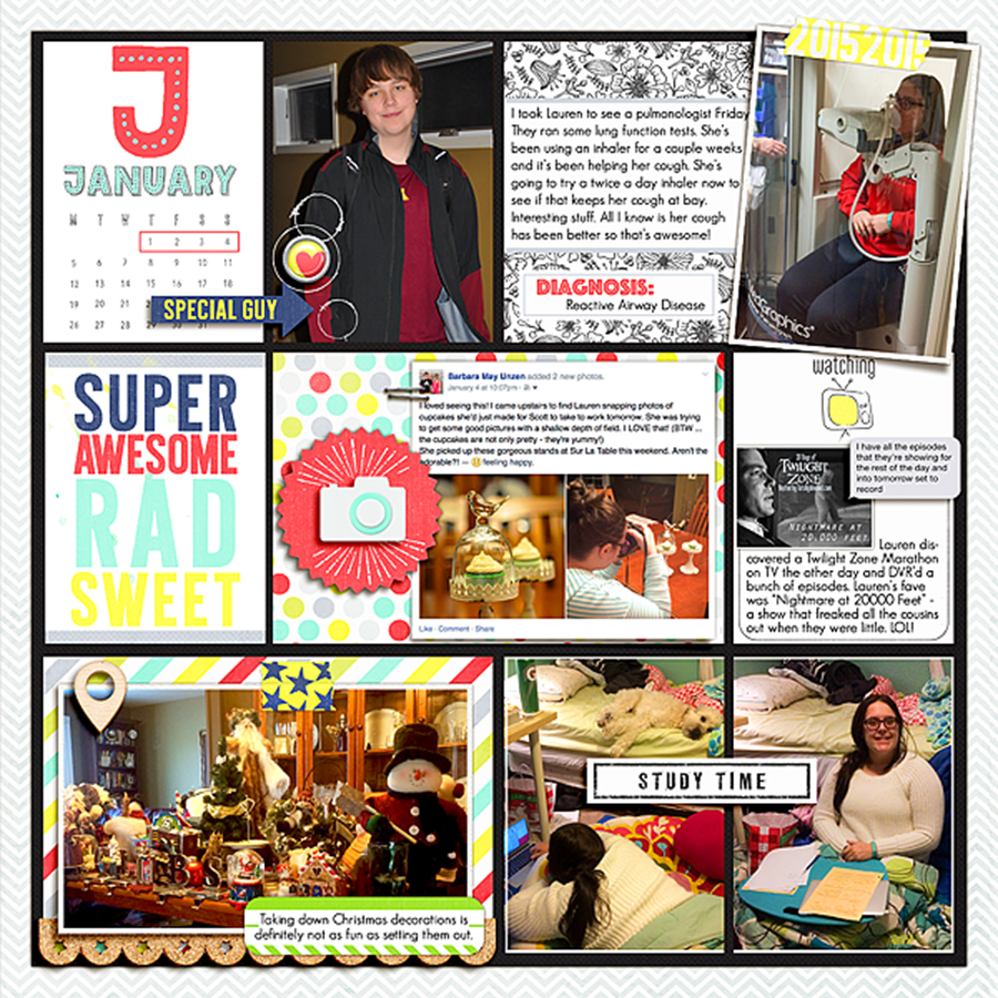 2015 Project Life | Week 1 (LEFT SIDE)