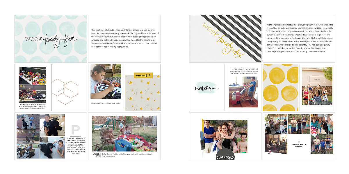 2015 project life week 25-26