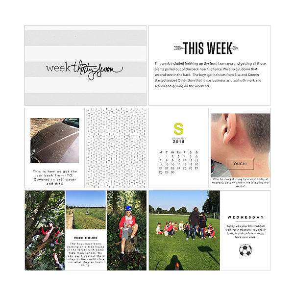 2015 Project life week 37 (left)