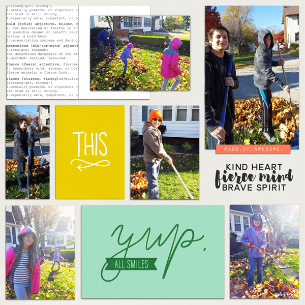 2016 PL week 44: Raking Leaves, right