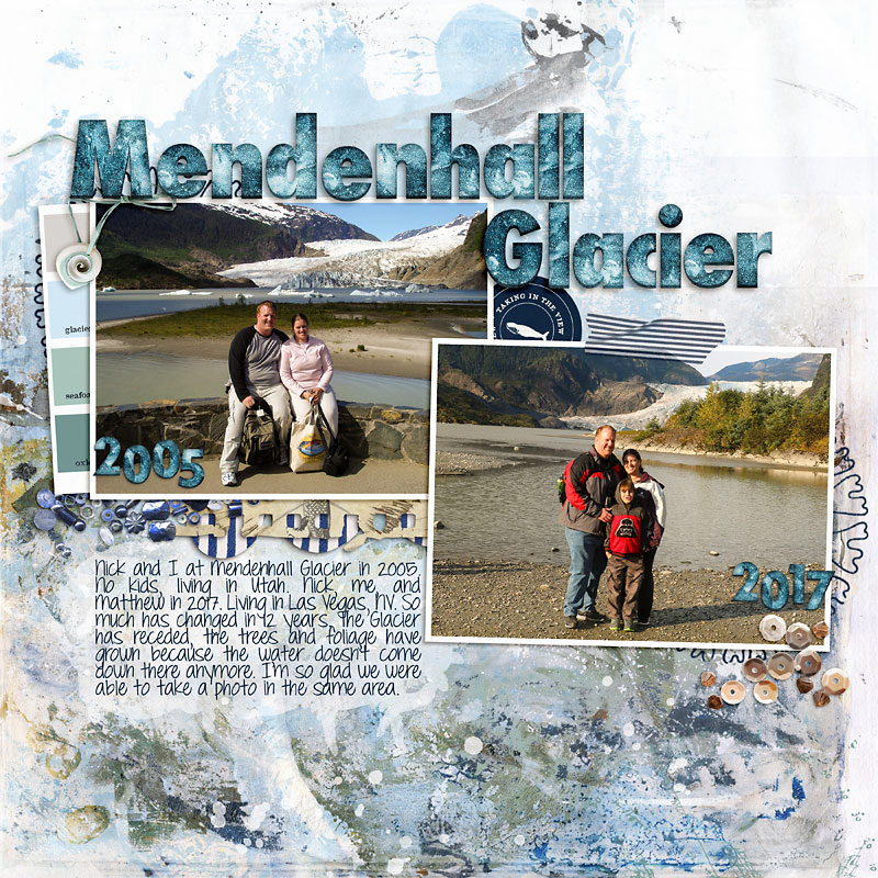 2017 2005 Mendenhall Glacier