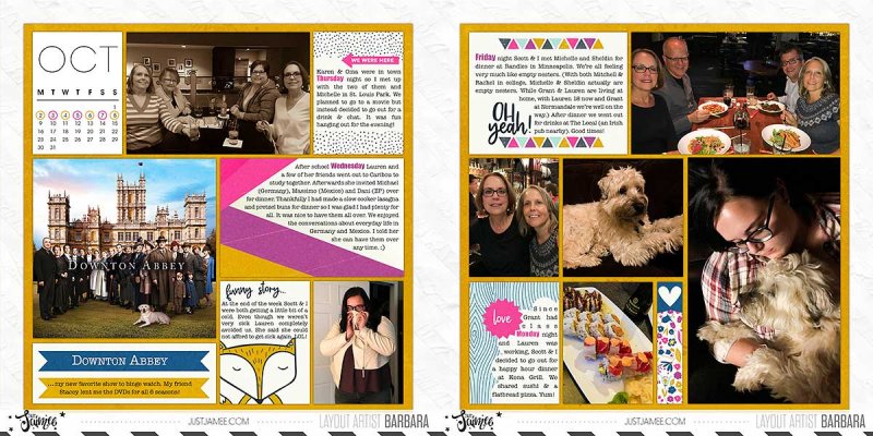 2017 Project Life Week 40 | 24x12