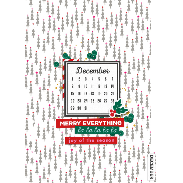 2018 12 Dec Calendar Tab