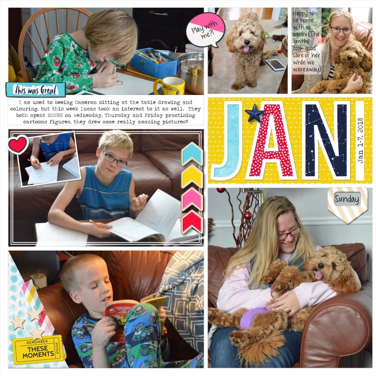 2018 Project Life, Week 1 A