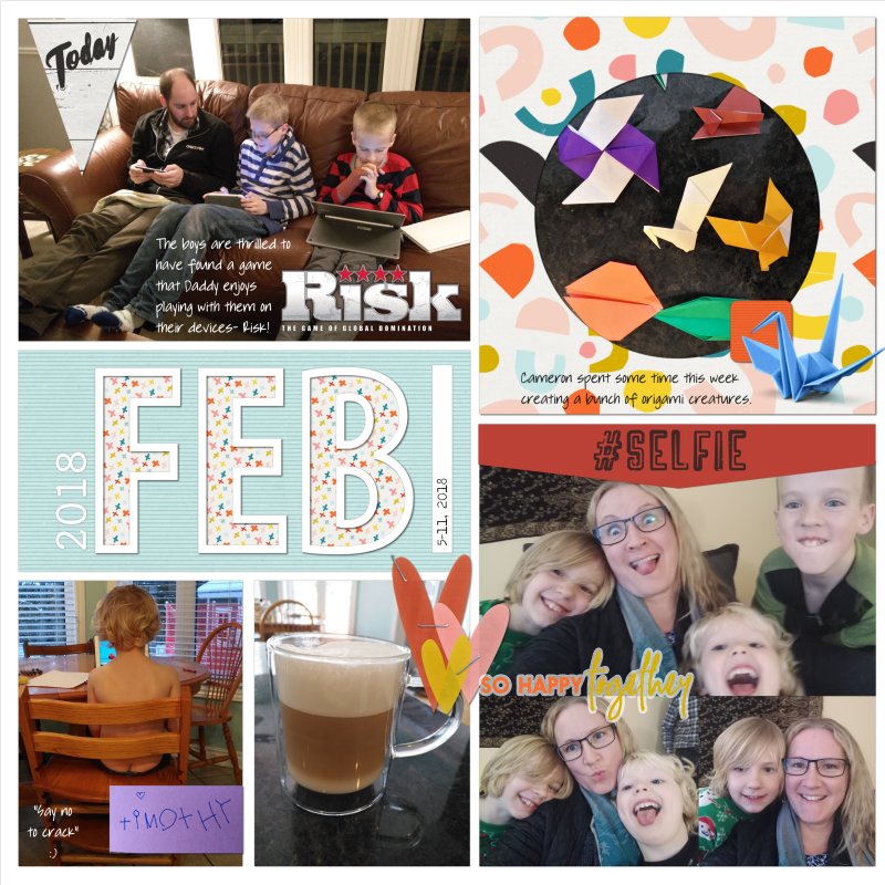 2018 Project Life, Week 6A
