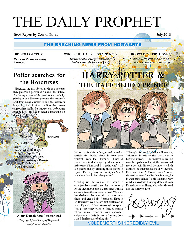 2018 The Daily Prophet Book Report Connor