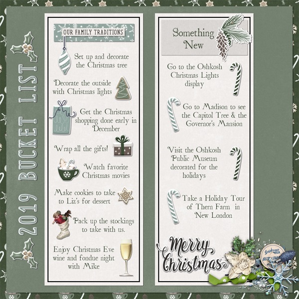 2019 Holiday Bucket List