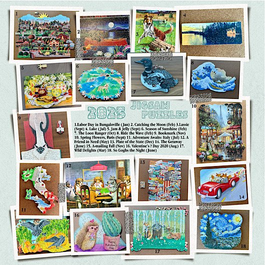 2025 Jigsaw Puzzles