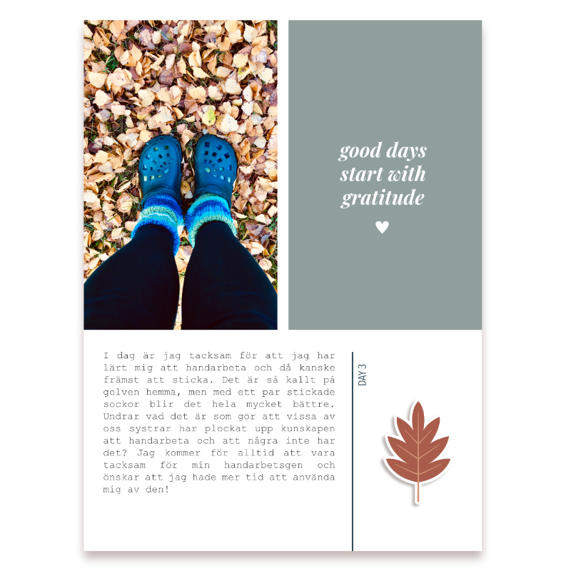 30 days of thanks - Day 3
