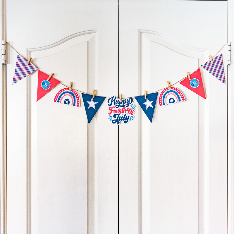 4th of July Bunting (hybrid)