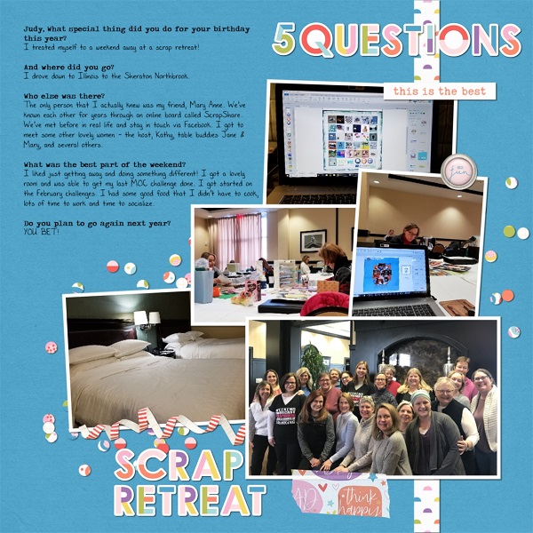 5 Questions - Scrap Retreat