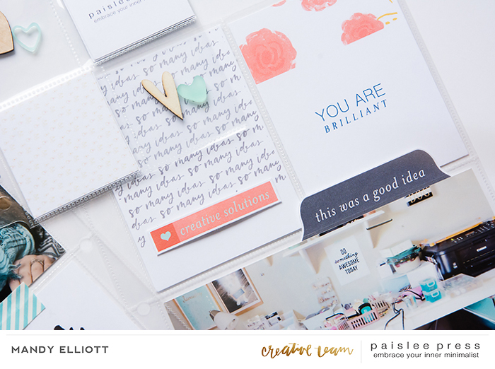 6x8 Pocket Page Detail | Bright Ideas by Paislee Press