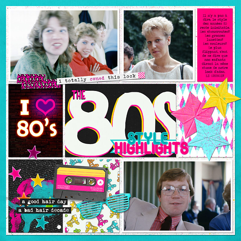 80's style highlights