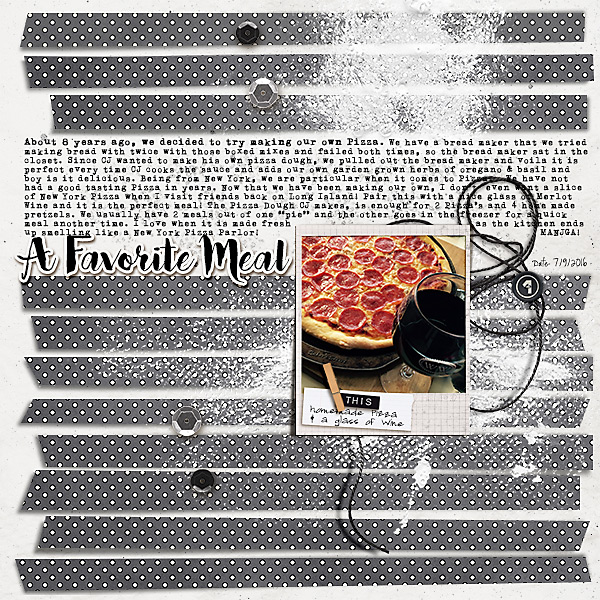 A favorite Meal (Aug Scraplift... of Gaelle)