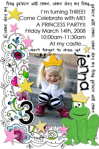 A princess party!