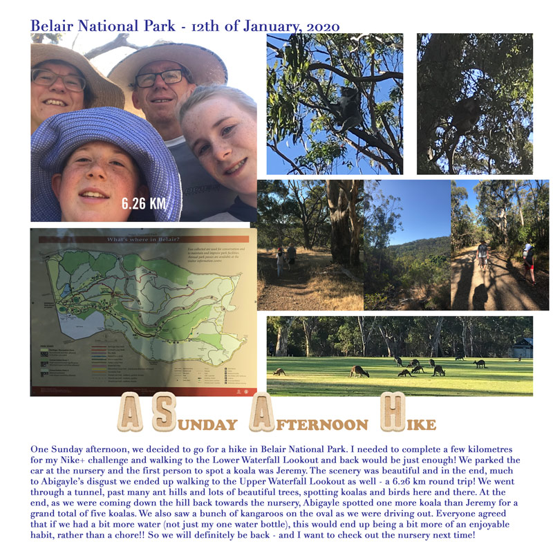 A Sunday Afternoon Hike - MOC Day 7