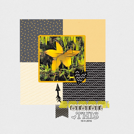 Abstract Leaf MOC Day 28 6x6