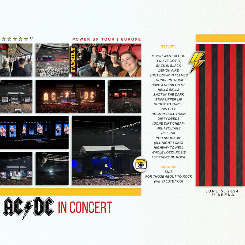 ACDC In Concert (First Concert For My Nephew)