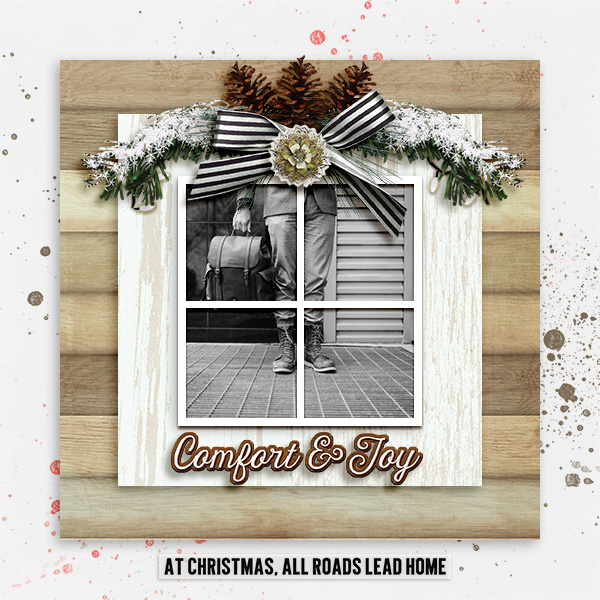 All Roads Lead Home at Christmas (speed scrap 4/11)