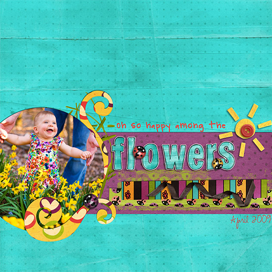 Among the flowers